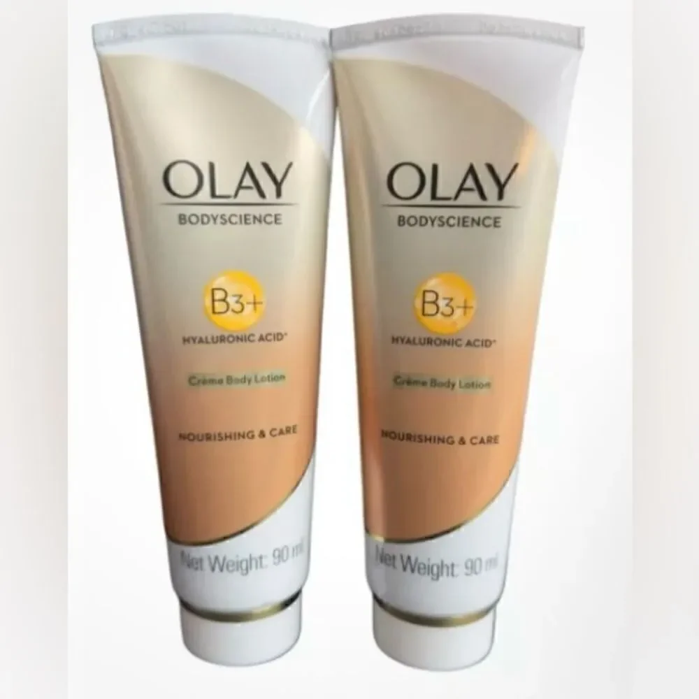 🛍️Olay Bodyscience B3+ Hyaluronic Acid Bady Lotion (Lot Of 2 ) 90ml (3OZ)💥